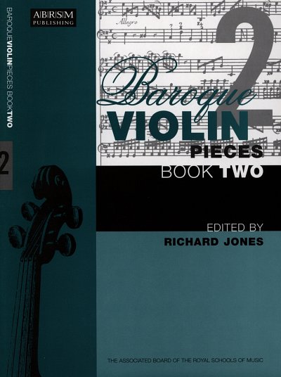 R. Jones: Baroque Violin Pieces, Book 2, Viol