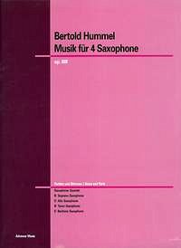 B. Hummel: Musik Fuer 4 Saxophone Op 88f