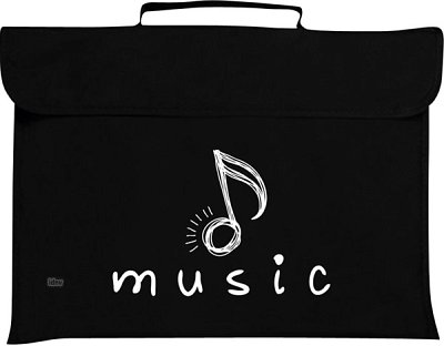 Music Bag - Qaver Black (schwarz)