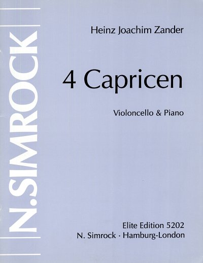 Z.H. Joachim: Vier Capricen , VcKlav