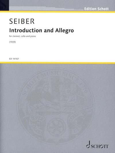 M. Seiber: Introduction and Allegro, KlrVcKlv (Pa+St)