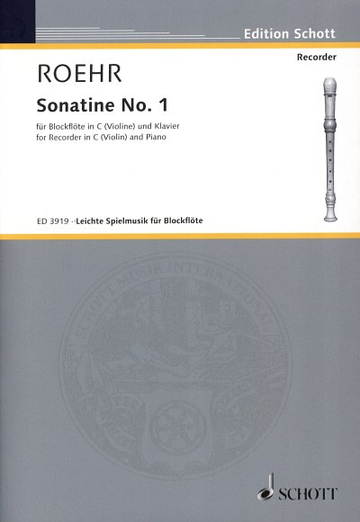 W. Roehr: Sonatine , Sbfl/VlKlav