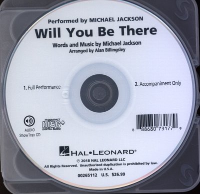 M. Jackson: Will You Be There, Ch (CD)