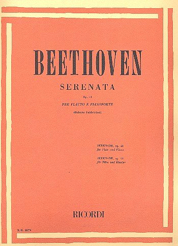 L. v. Beethoven: Serenata, Op. 41, Fl (Part.)
