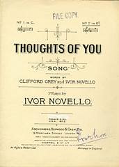 DL: I. Novello: Thoughts Of You, GesKlav