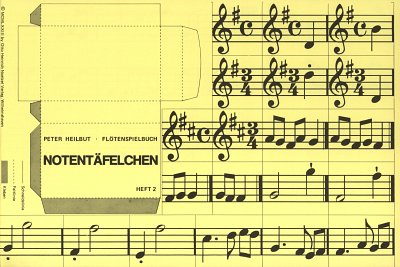 P. Heilbut: Notentäfelchen zum Flötenspielbuch 2, SBlf