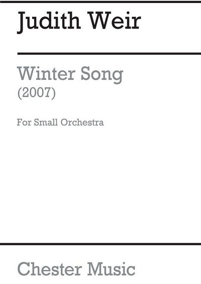 J. Weir: Winter Song (Pa+St)