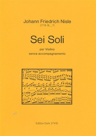 J.M.F. Nisle: Sei Soli per Violino, Viol (Sppa)