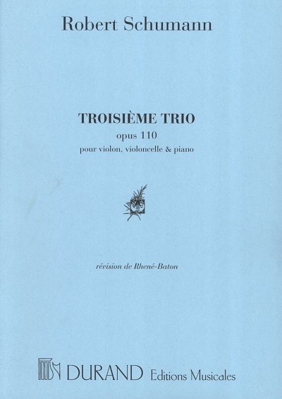 R. Schumann: Trio N 3 Op 110 Pties  (Part.)