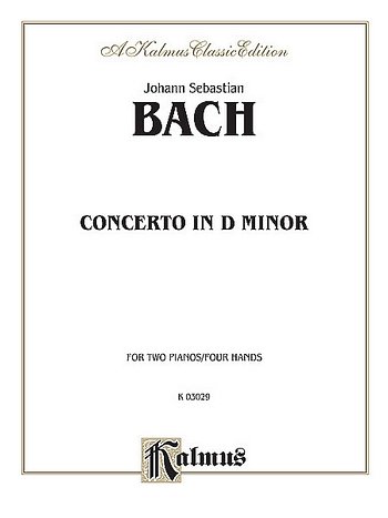 J.S. Bach: Piano Concerto in D Minor, Klav