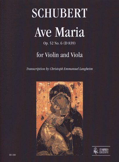 F. Schubert: Ave Maria Op.52/6 D.839, VlVla (Pa+St)