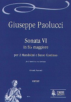 Paolucci, Giuseppe: Sonata VI in B flat major