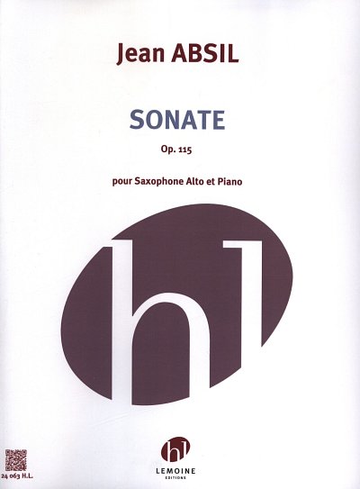 J. Absil: Sonate Op.115, ASaxKlav