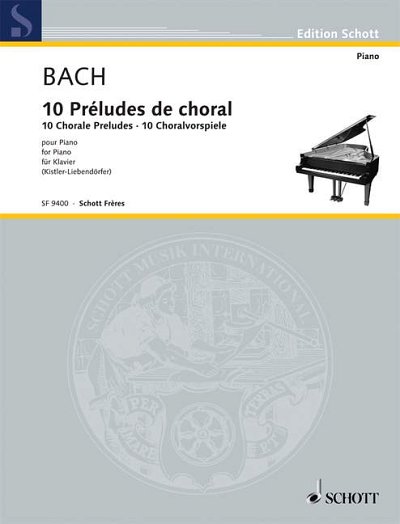 J.S. Bach: 10 Préludes de chorals pour orgue