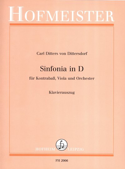AQ: C. Ditters v. Ditter: Sinfonia concertante D-Du (B-Ware)