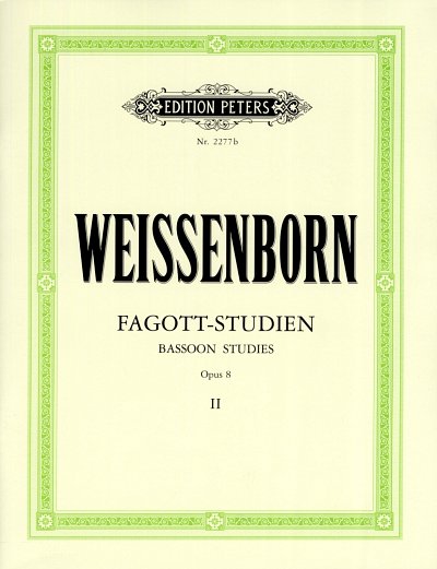J. Weissenborn: Fagott-Studien op. 8/2, Fag