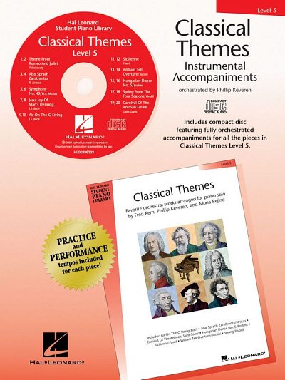 Classical Themes Level 5 CD, Klav (CD)