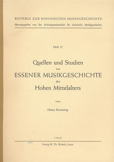 Beiträge zur Musik im Rhein-Maas-Raum (Bu)