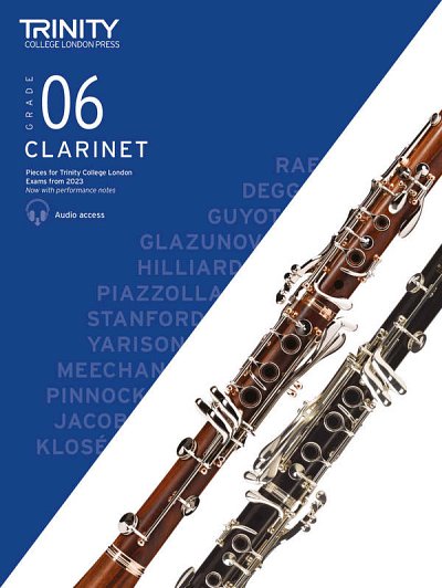 Clarinet Exam Pieces 2023 Grade 6 , Klar (+OnlAudio)