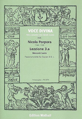 N.A. Porpora: Lezzione 3. a Mercordì Santo für Sopran (d' - g'') und Basso continuo