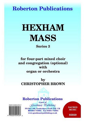 Hexham Mass Series 3, GchKlav (Chpa)