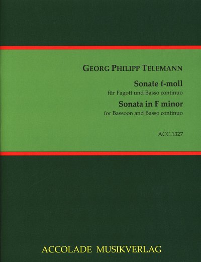 G.P. Telemann: Sonate F-Moll Twv 41/F1