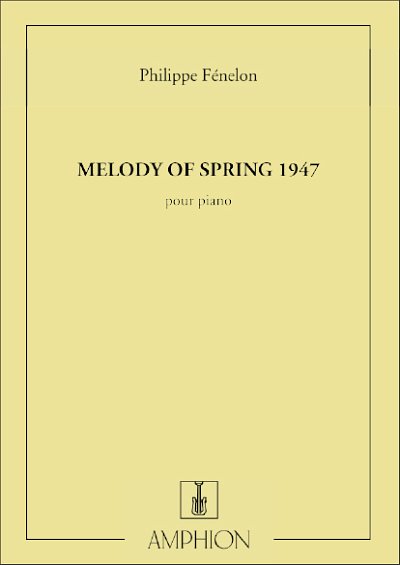 Melody Of Spring 1947, Klav