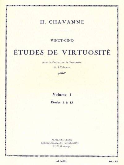 Vingt-Cinq etudes de Virtuosite - Volume 1, Trp (Part.)