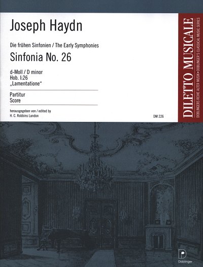 J. Haydn: Sinfonia Nr. 26 d-Moll Hob. I:26, SinfOrch (Part.)