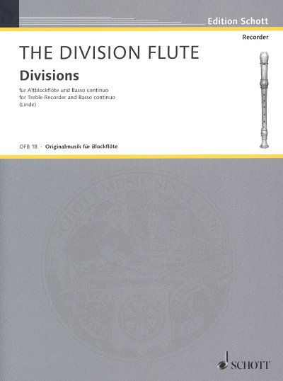 The Division Flute (1706) 3 Divisions fuer Altblockfloete un