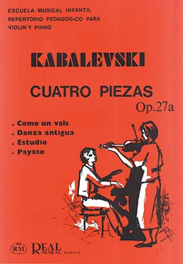 D. Kabalewski: 4 Piezas para violín y piano op. 27a, VlKlav