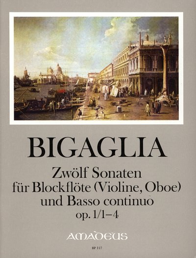 D. Bigaglia: 12 Sonaten 1, BflBc (Pa+St)
