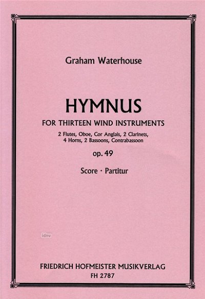 G. Waterhouse: Hymnus op.49 für 2 Flöten, Oboe, Englischhorn,