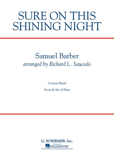S. Barber: Sure on This Shining Night, Blaso (Pa+St)
