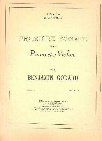 B. Godard: Sonate N 1 Violon-Piano , VlKlav (KlavpaSt)