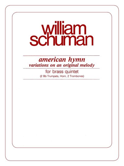 W.H. Schuman: American Hymn, 2TrpHrn2Pos (Pa+St)