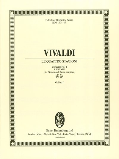 A. Vivaldi: Concerto G-Moll Op 8/2 Rv 315pv 336 F 1/23 T 77 