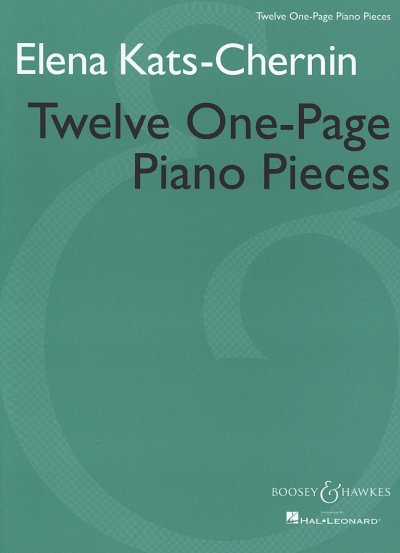 E. Kats-Chernin: Twelve One-Page Piano Pieces, Klav