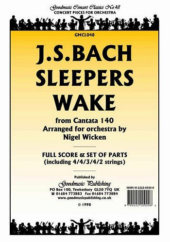 J.S. Bach: Sleepers Wake, Sinfo (Pa+St)