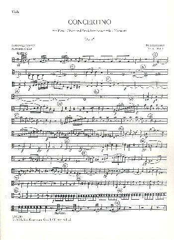 F. Krommer: Concertino op. 65, Sinfo (Vla)
