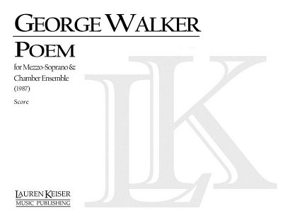 G. Walker: Poeme, VlOrch (Part.)