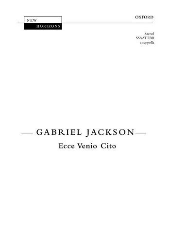 G. Jackson: Ecce Venio Cito