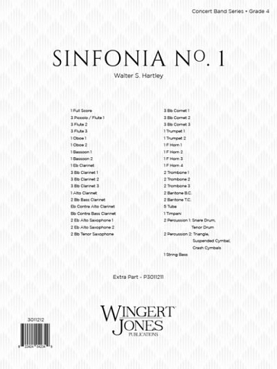 W.S. Hartley: Sinfonia No. 1