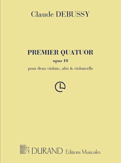 C. Debussy: Premier Quatuor Op. 10, 2VlVaVc (Pa+St)