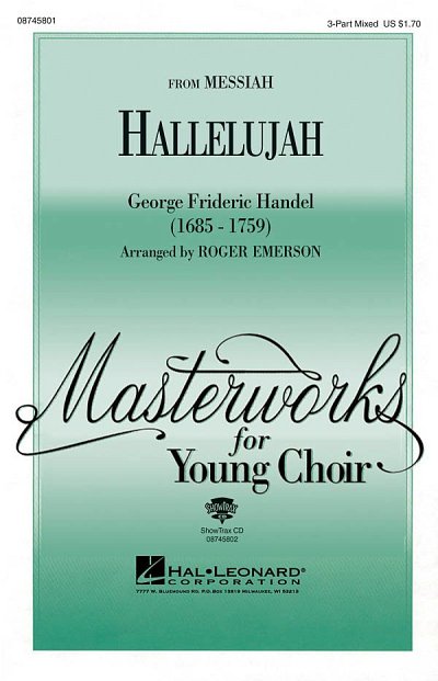 G.F. Händel: Hallelujah, Ch3Klav (Chpa)