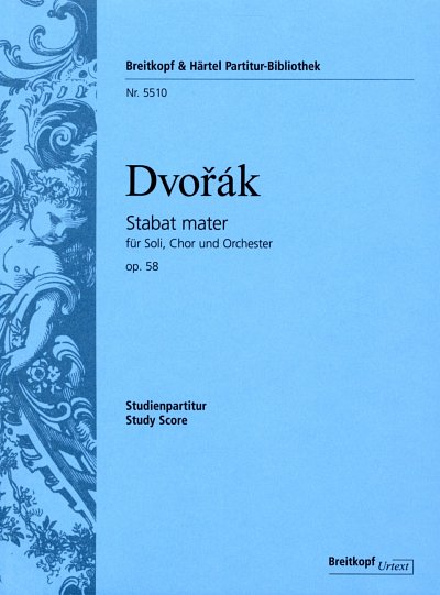A. Dvorak: Stabat Mater op. 58, 4GesGchOrchO (Stp)