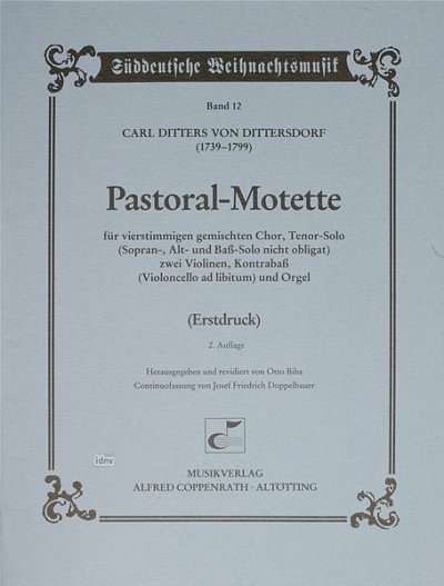 C. Ditters v. Dittersdorf: Pastoral Motette Sueddeutsche Wei