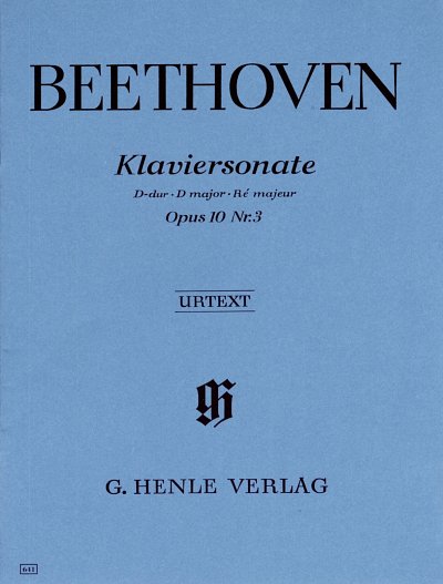 L. v. Beethoven: Klaviersonate Nr.7 D-Dur op. 10/3, Klav