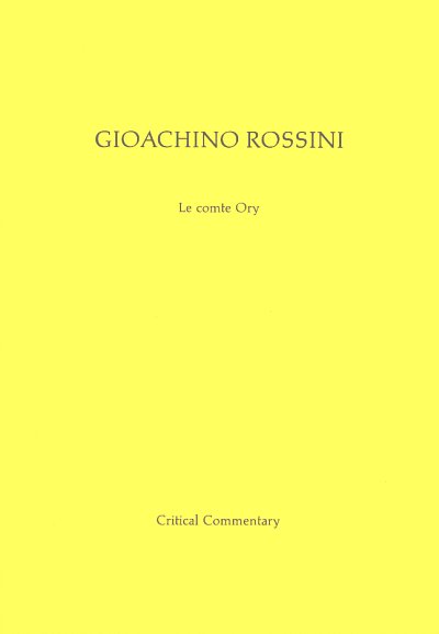 G. Rossini: Le comte Ory