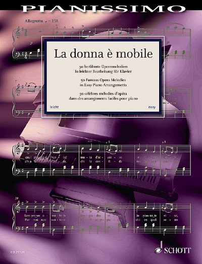 DL: W.A. Mozart: Non più andrai, fafallone amoroso, Klav